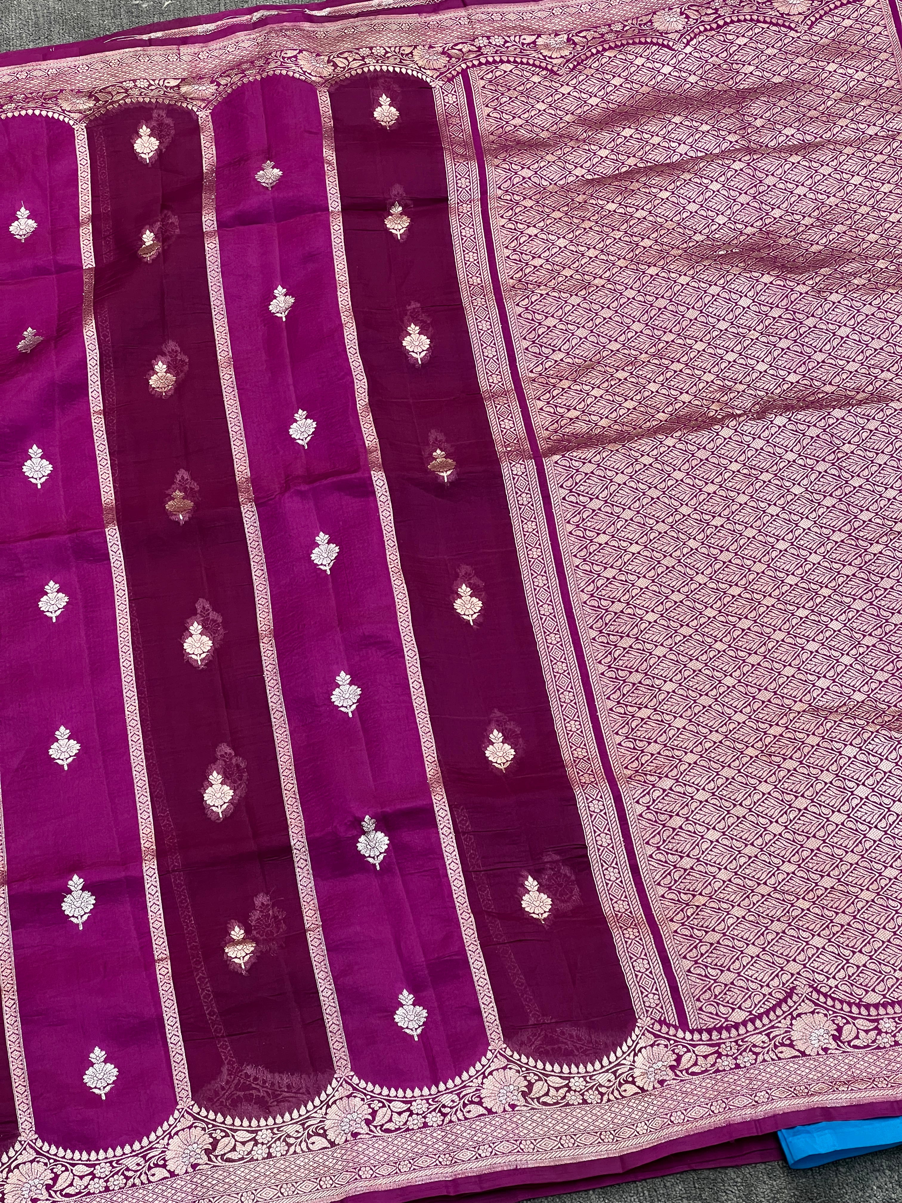 Majestic Pure Mango Silk Saree