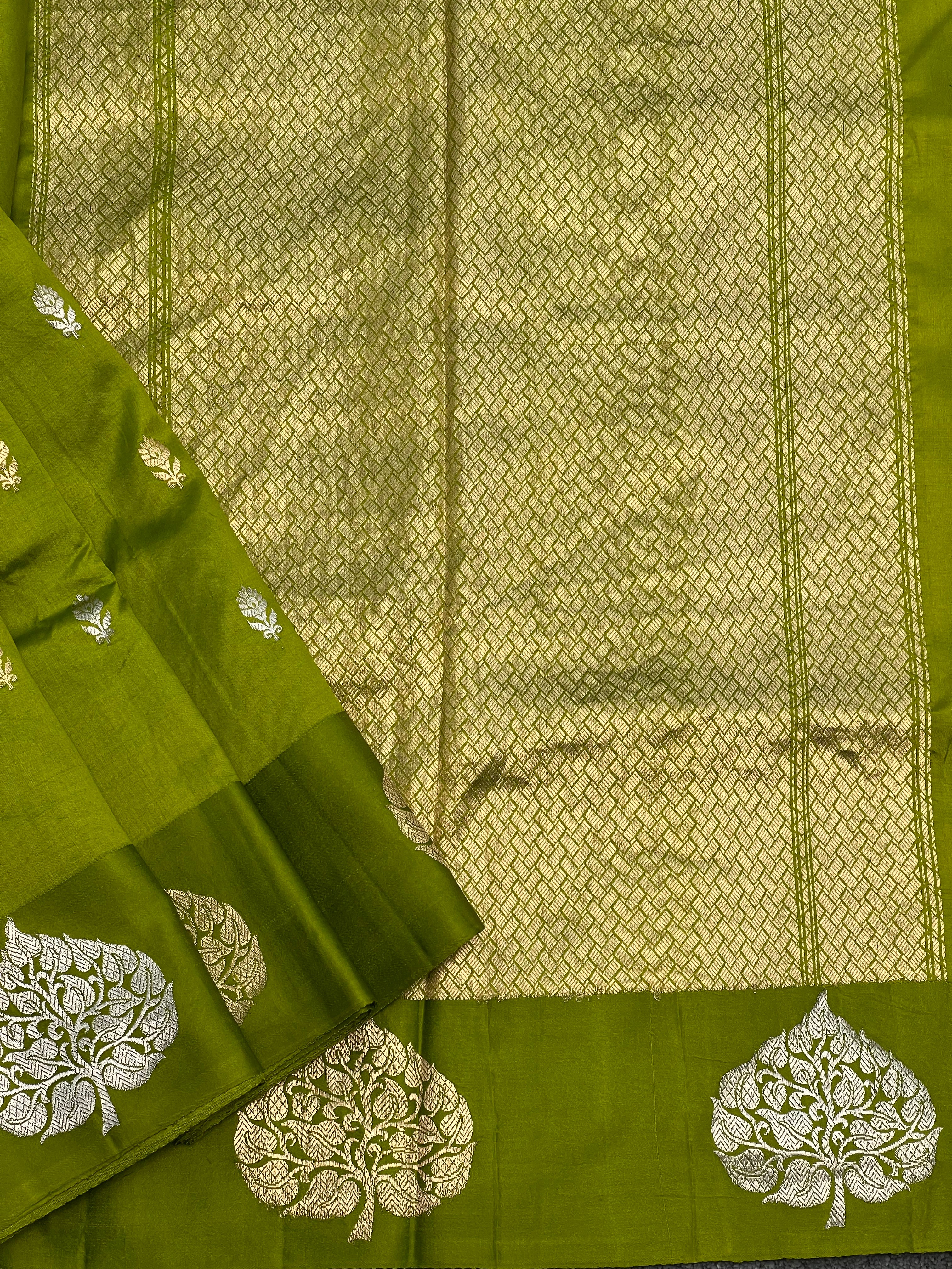 Traditional Pure Mango Silk Saree