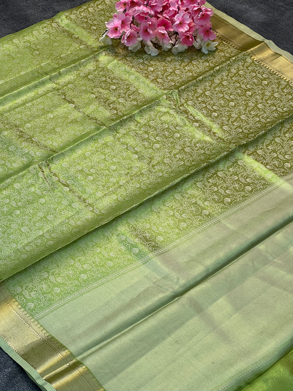 Tissue Tanchui Silk Saree