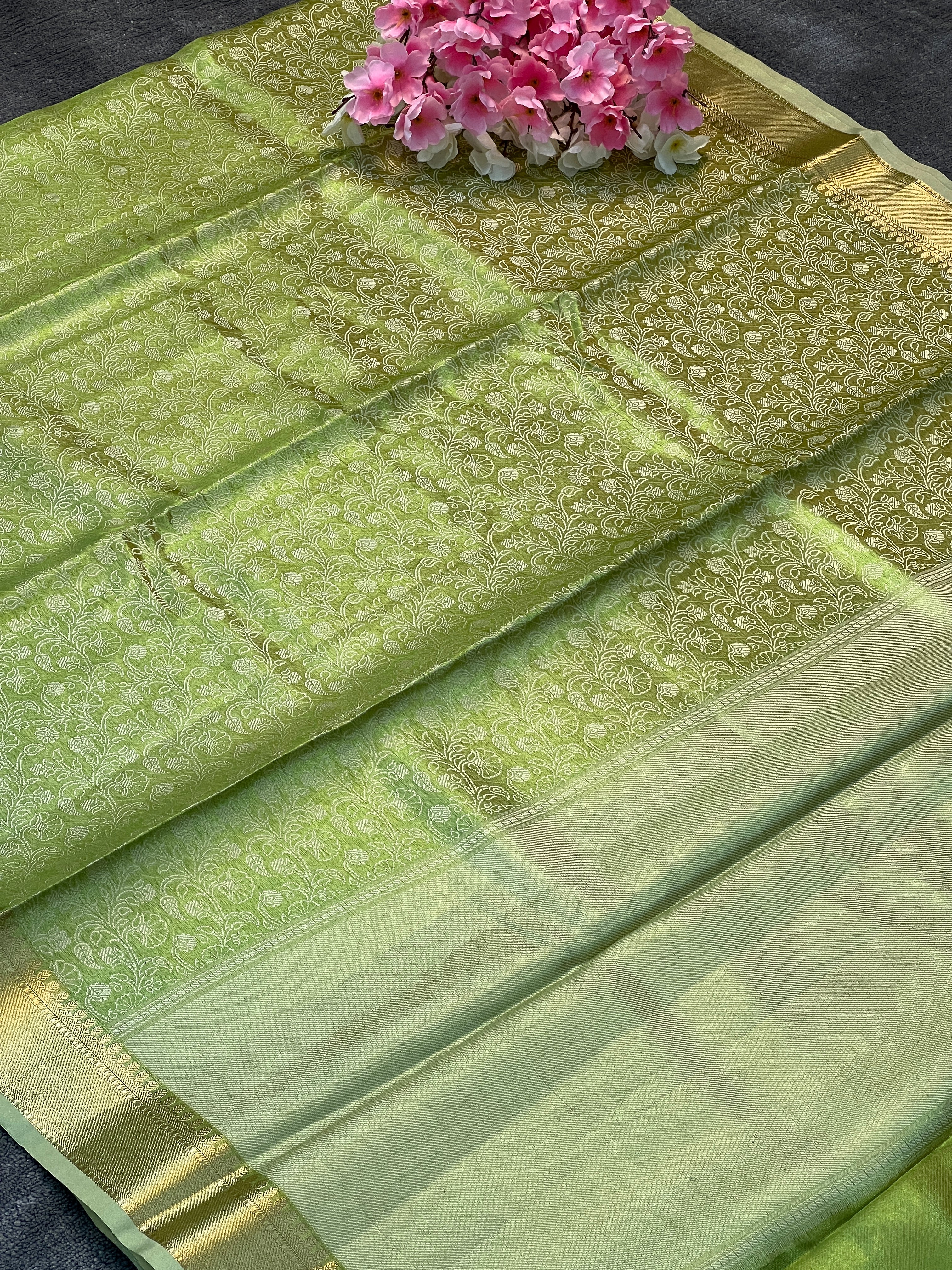 Tissue Tanchui Silk Saree