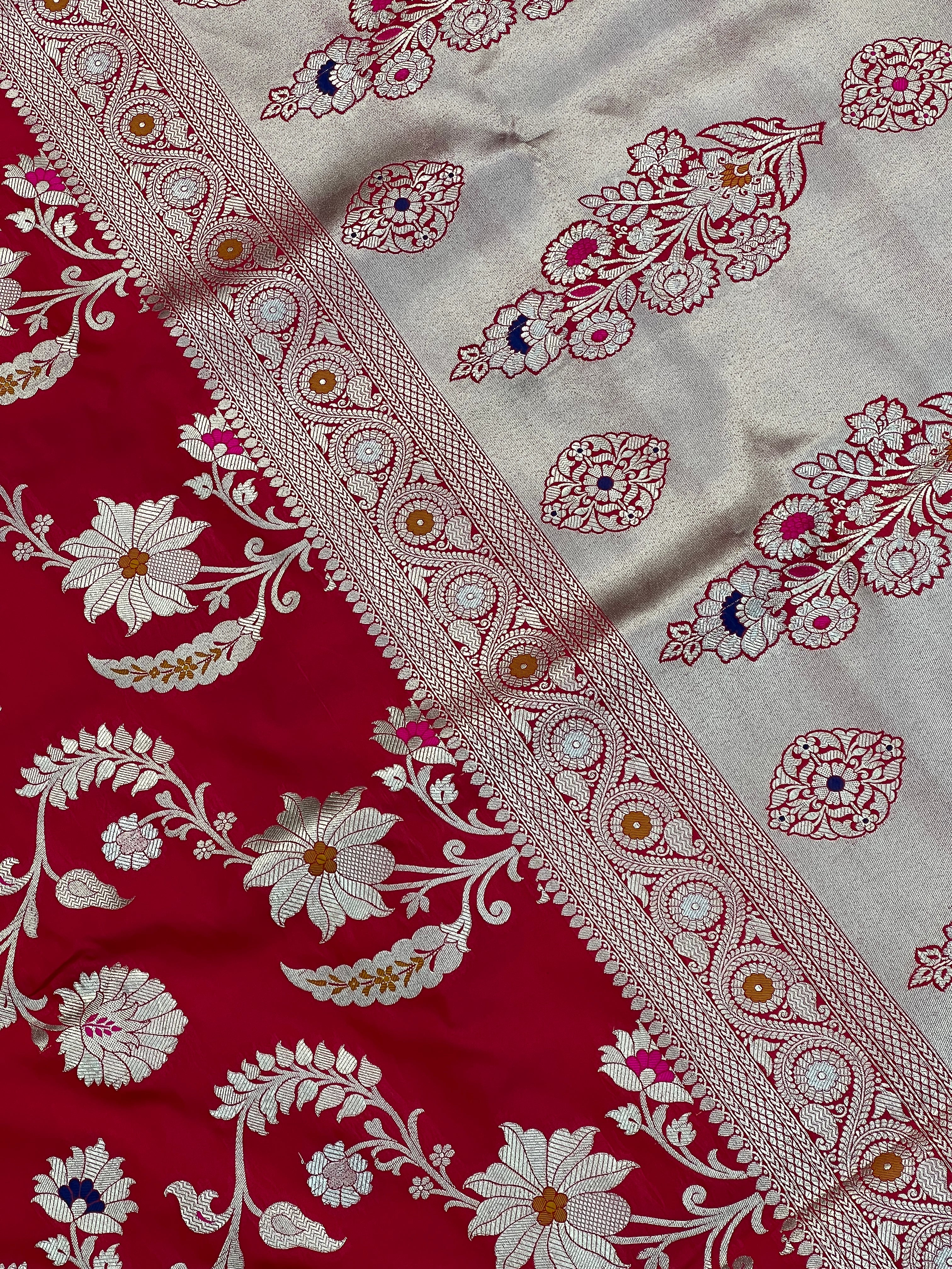 Jungla Katan Silk Saree