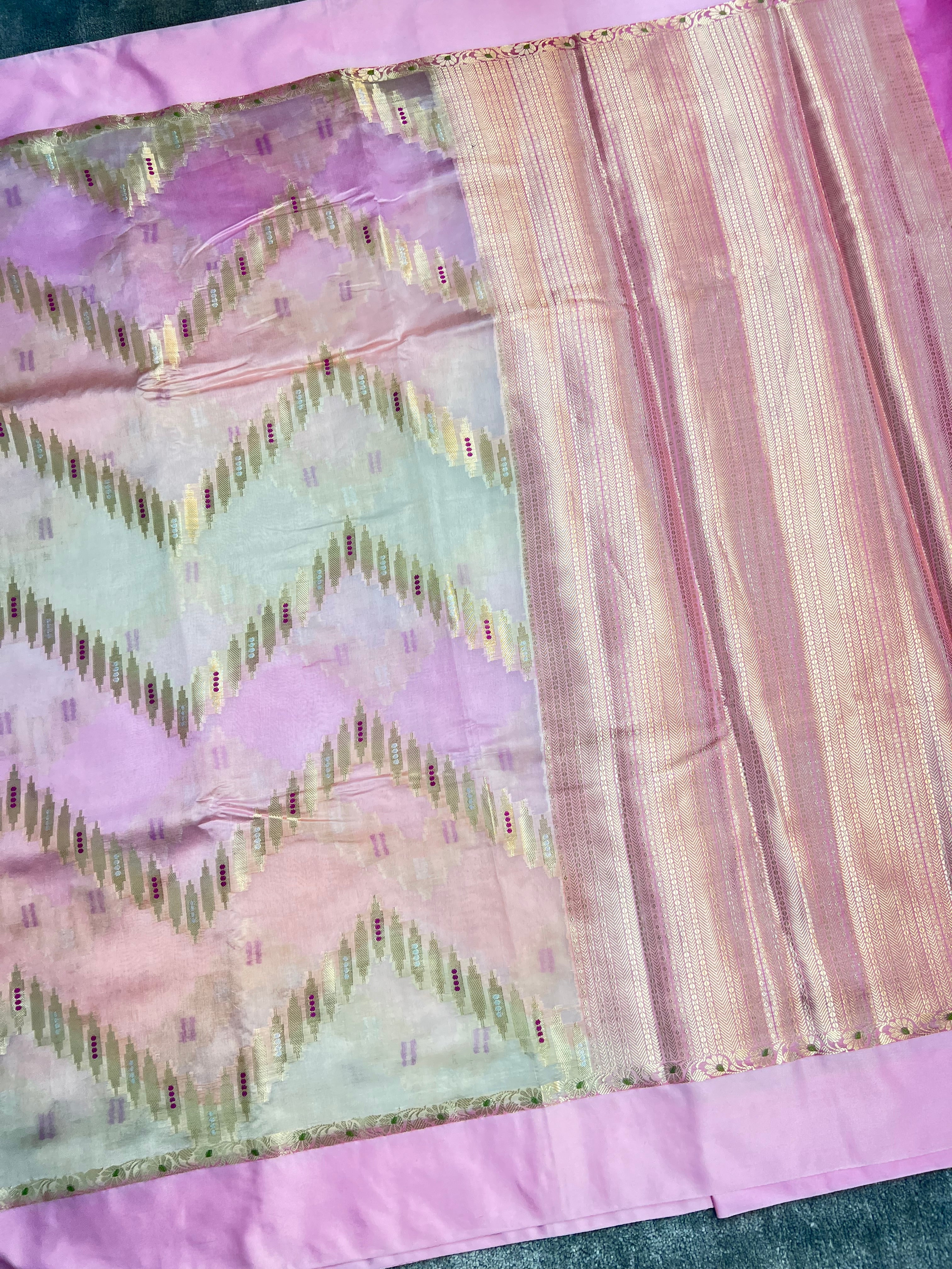 Rangkat Green Mango Silk Saree