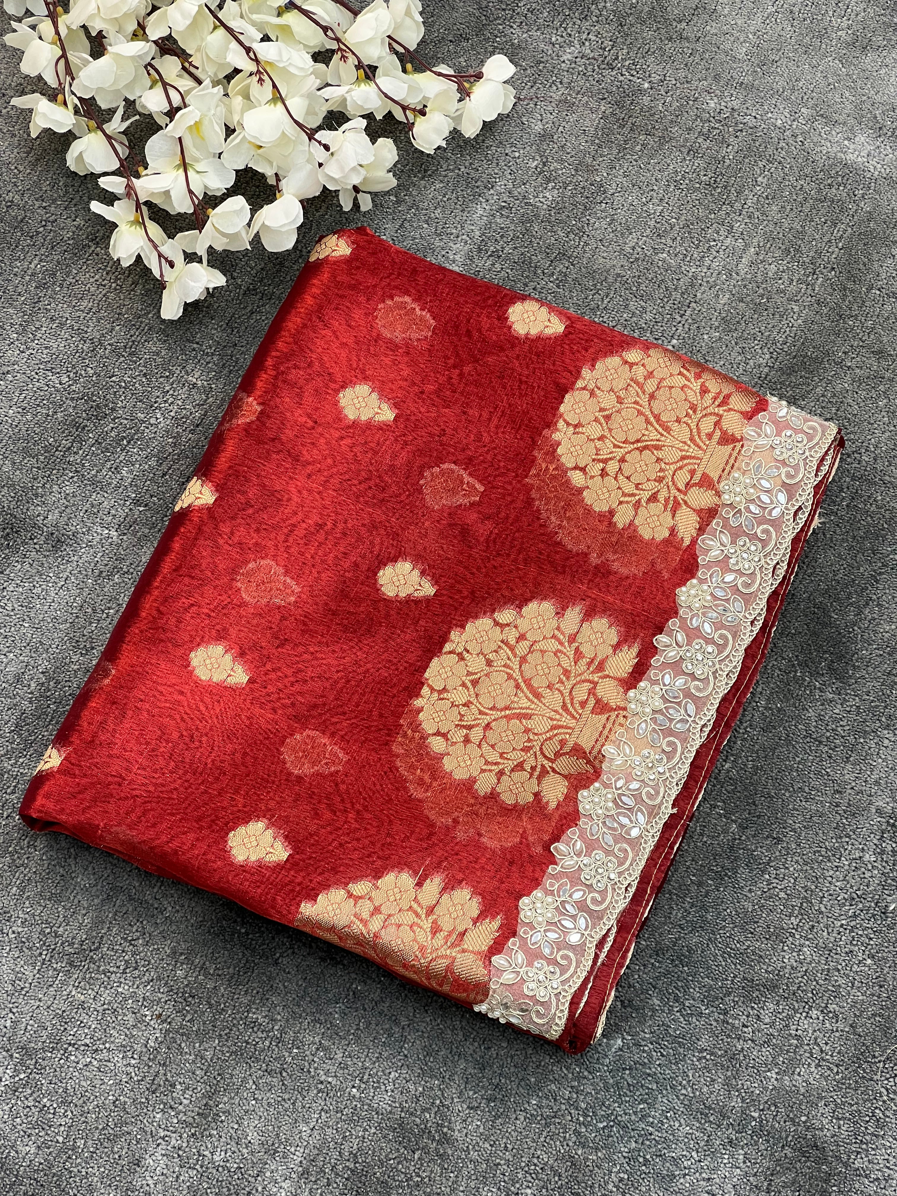 Maharani Edition Tissue Silk Saree