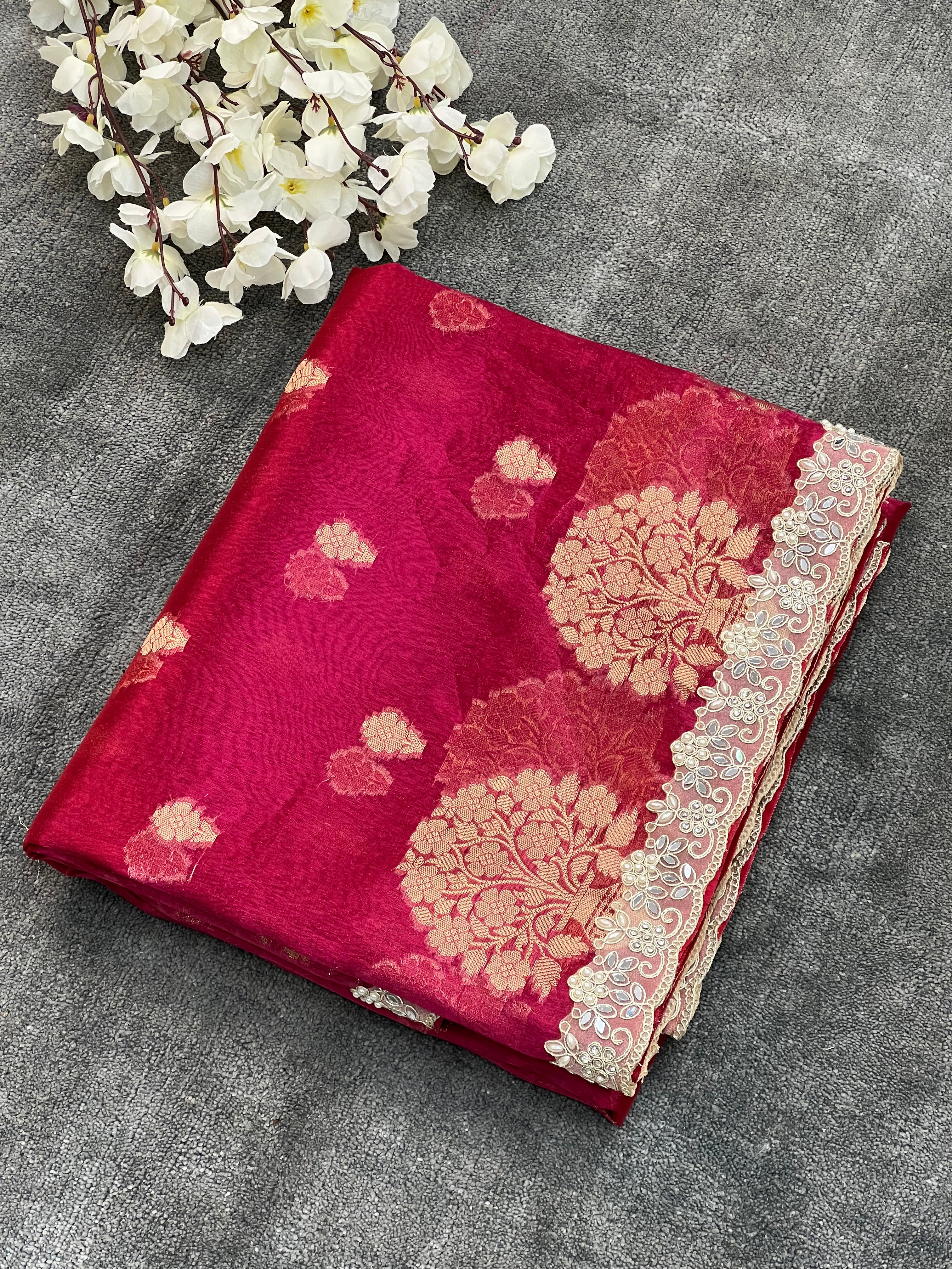 Maharani Edition Tissue Silk Saree