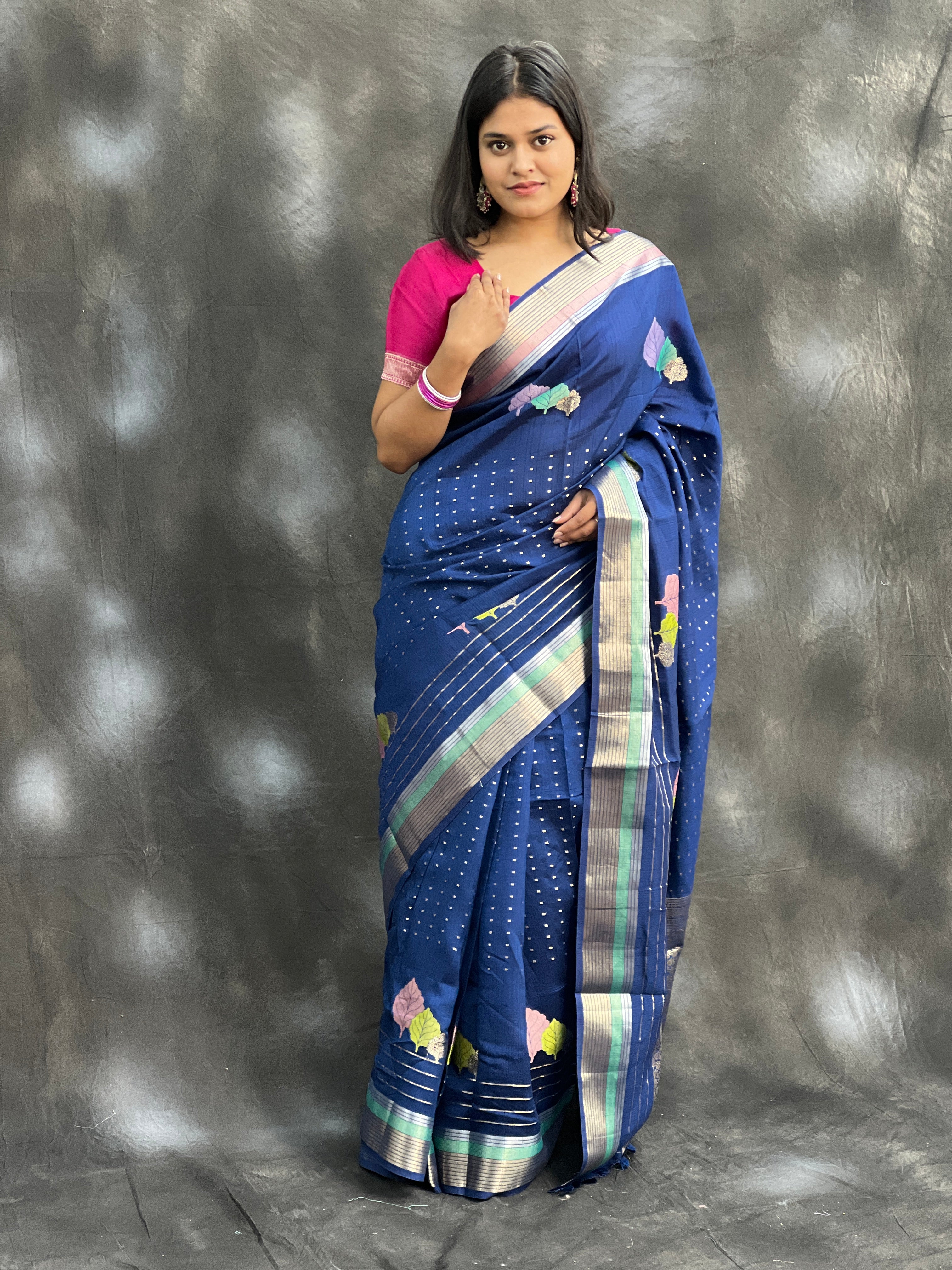 Classic Green Mango Silk Saree