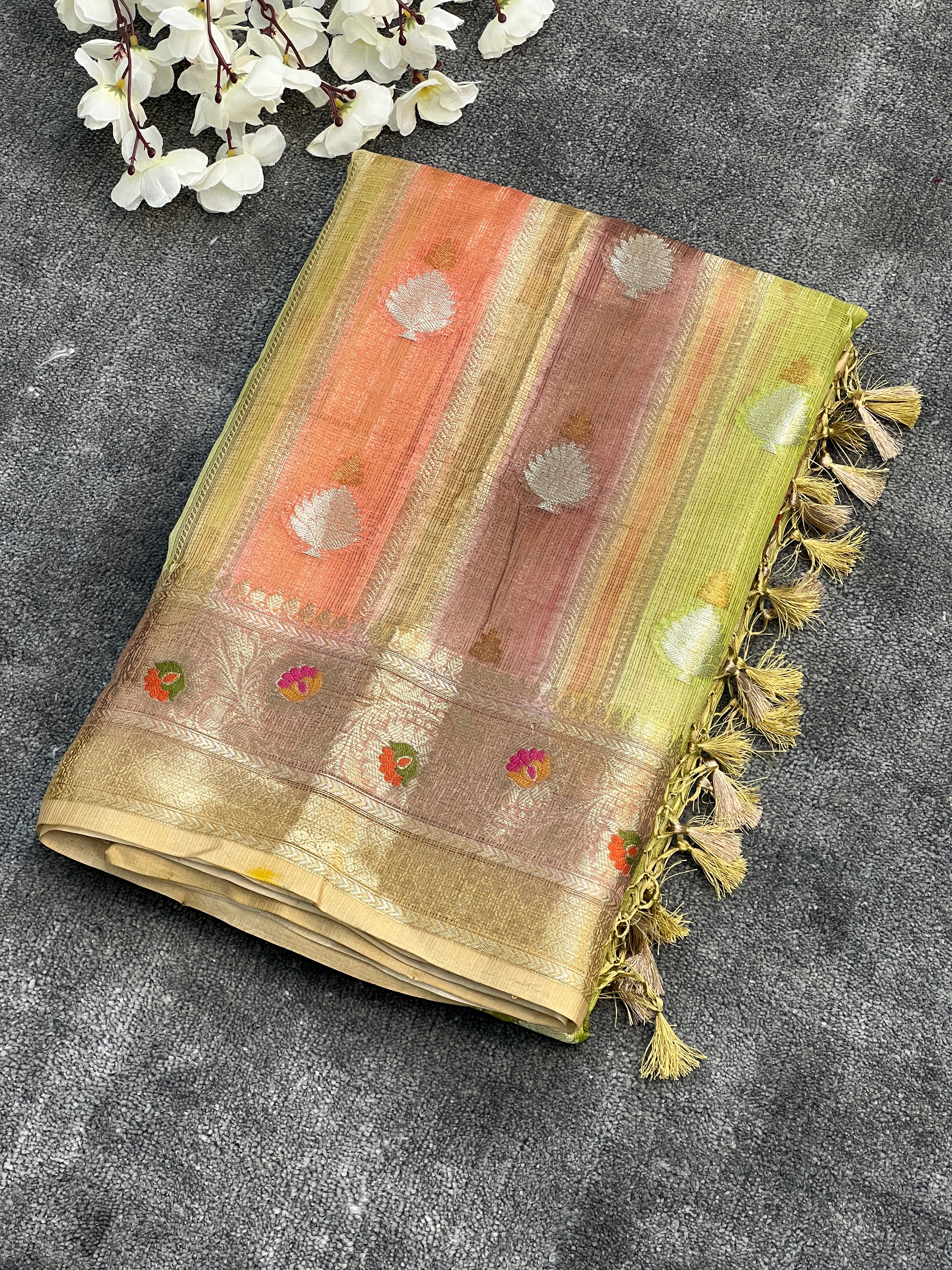 Pure Manipuri Katan Silk Saree