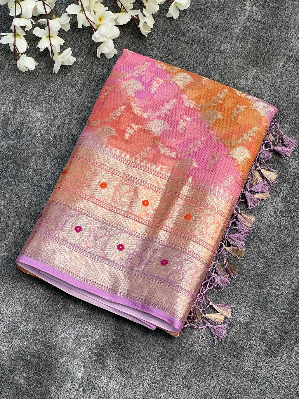 Pure Manipuri Katan Silk Saree