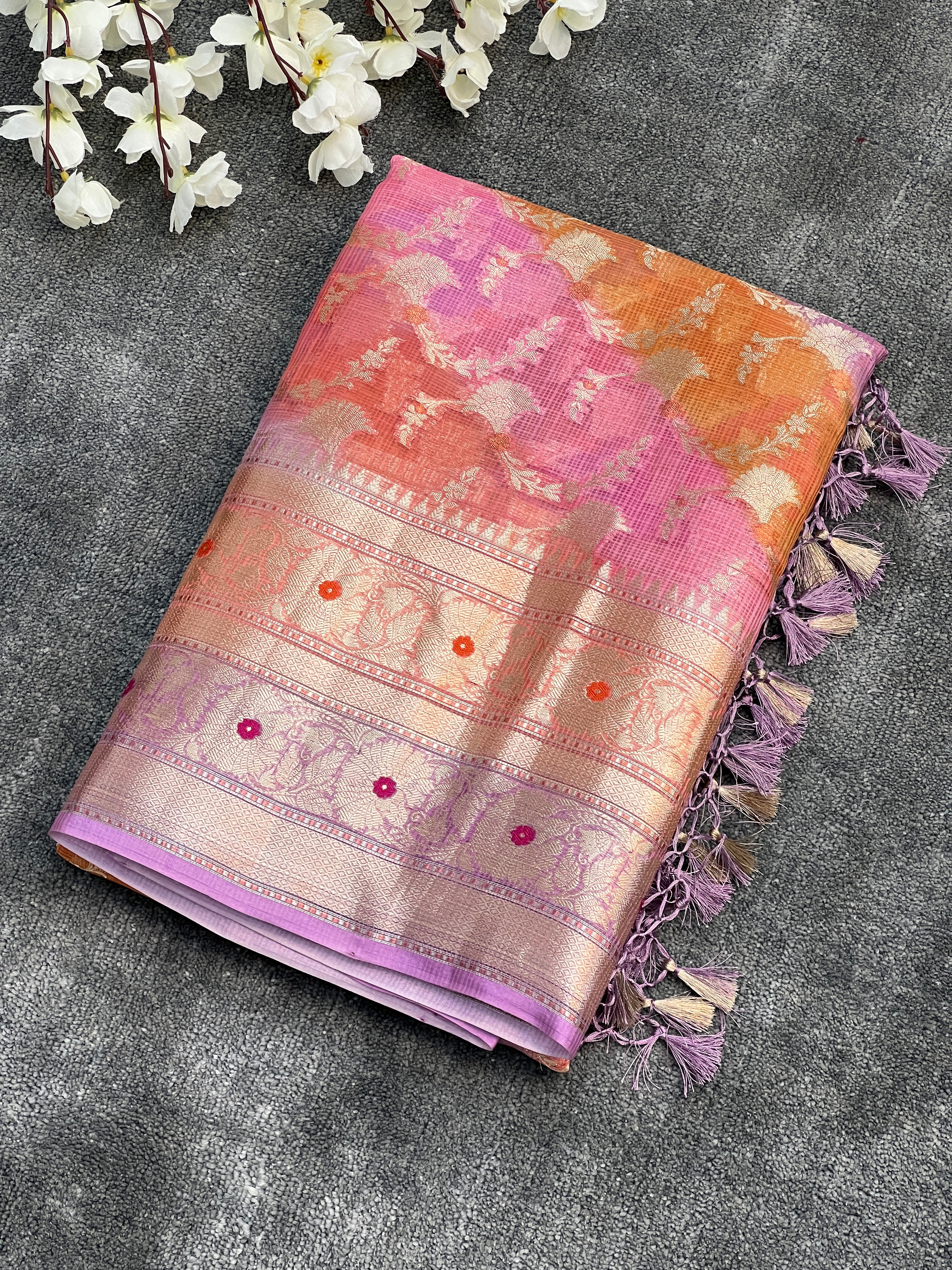 Pure Manipuri Katan Silk Saree