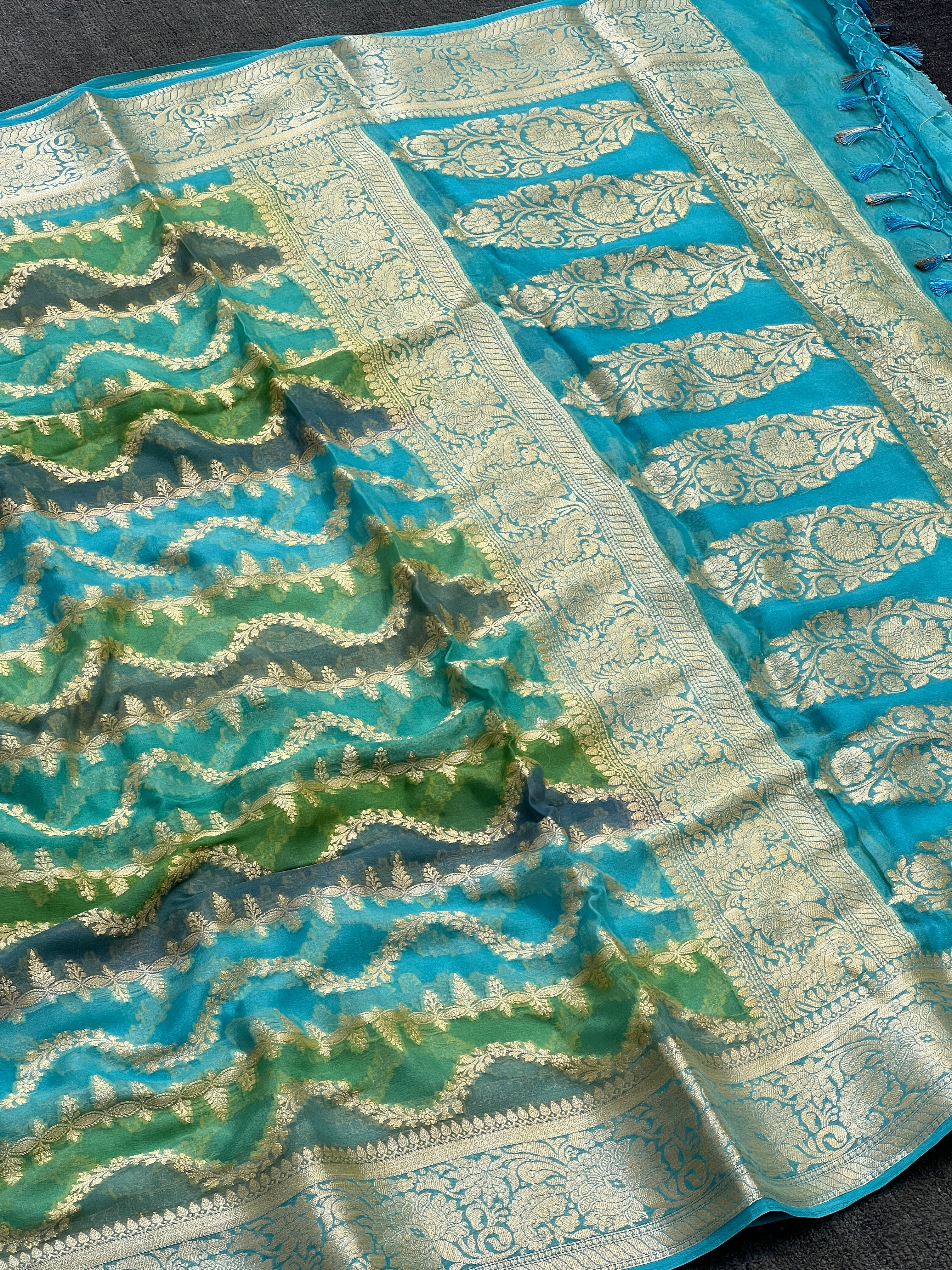 Pure Chiffon Georgette Saree