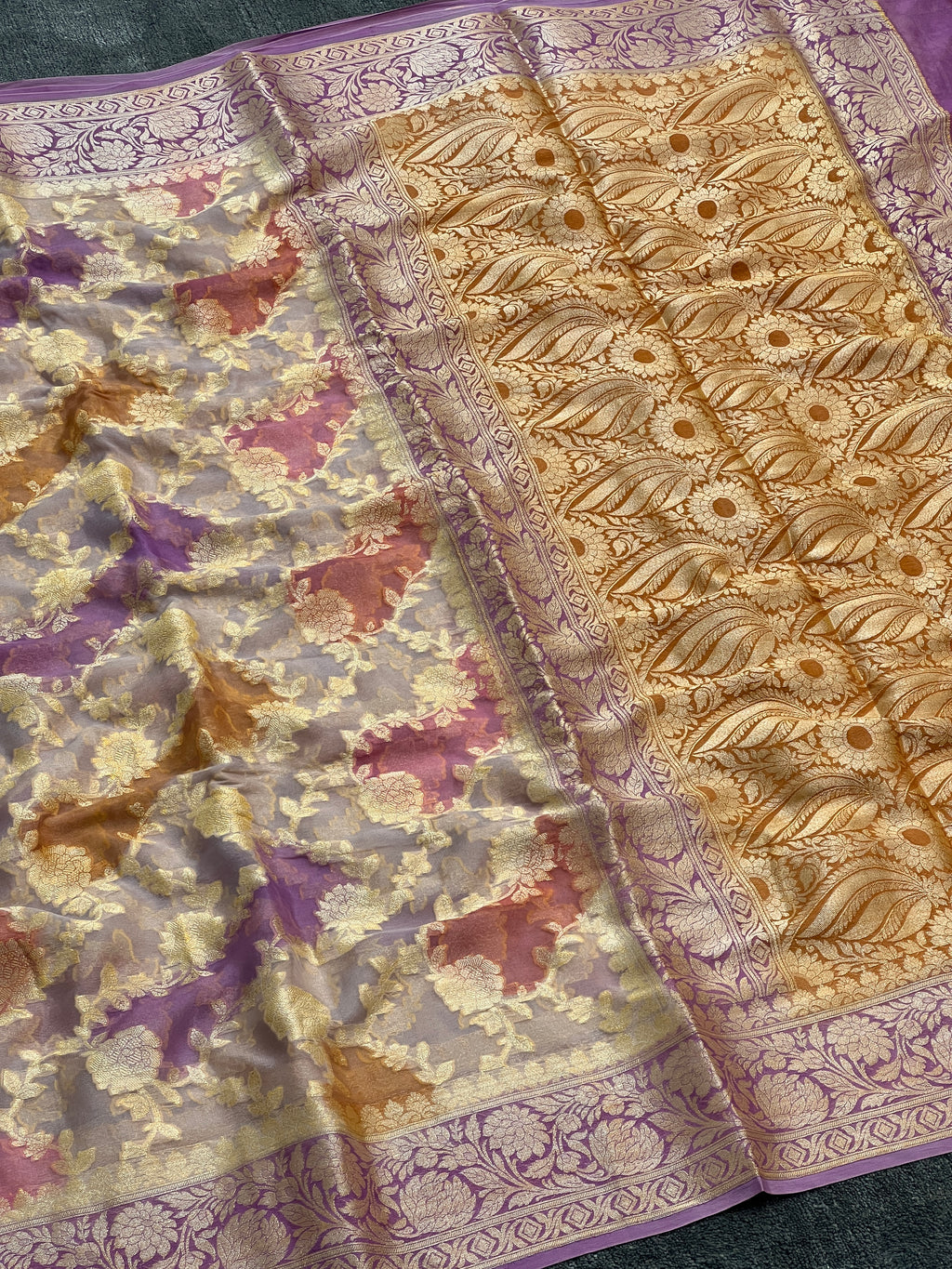 Pure Chiffon Georgette Silk Saree