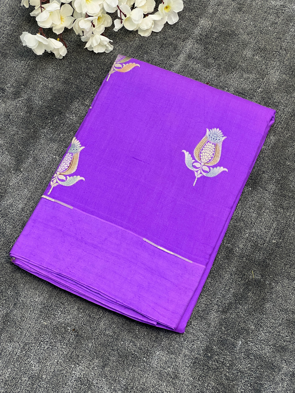 Pure Handloom Chiniya  Silk Saree