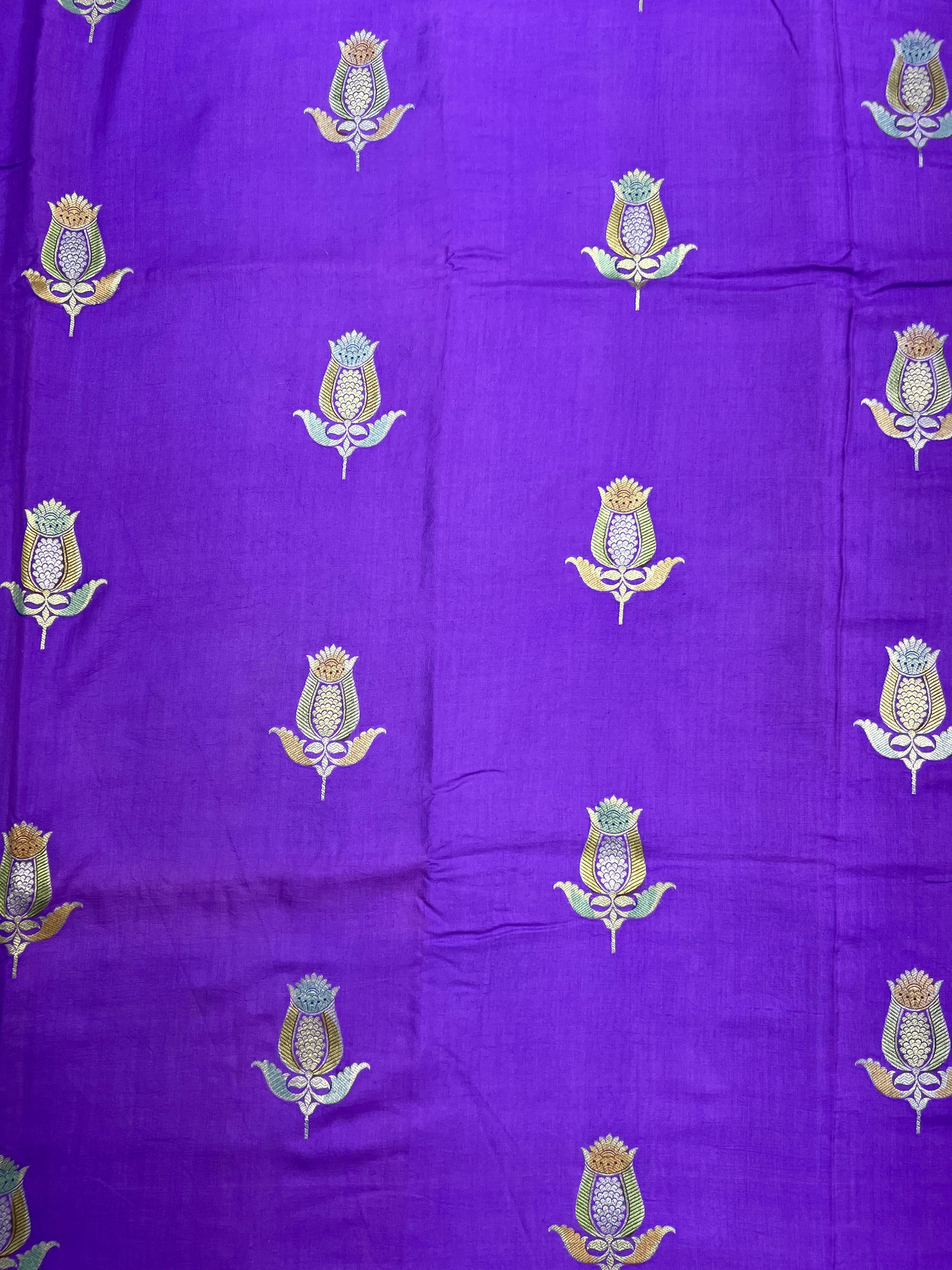 Pure Handloom Chiniya  Silk Saree