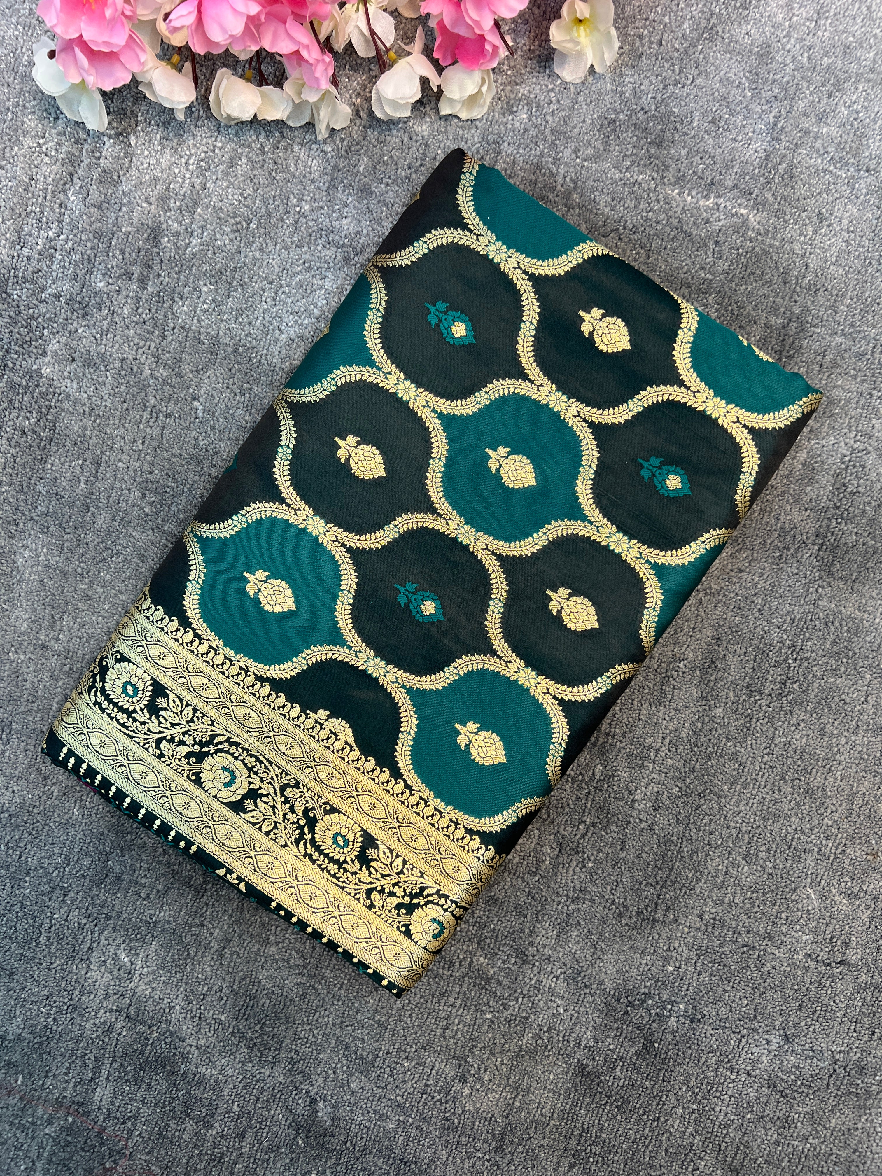 Rangkat Mashru Kataan Silk Saree