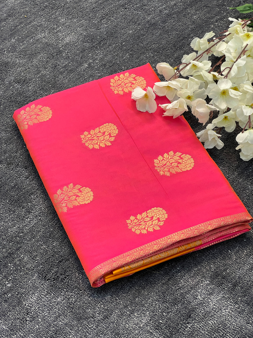 Exclusive Satin Border Kataan Silk Saree