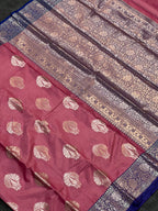 Banarasi Malai Silk Semi Pattu Satee