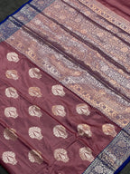 Banarasi Malai Silk Semi Pattu Satee
