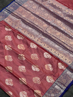 Banarasi Malai Silk Semi Pattu Satee