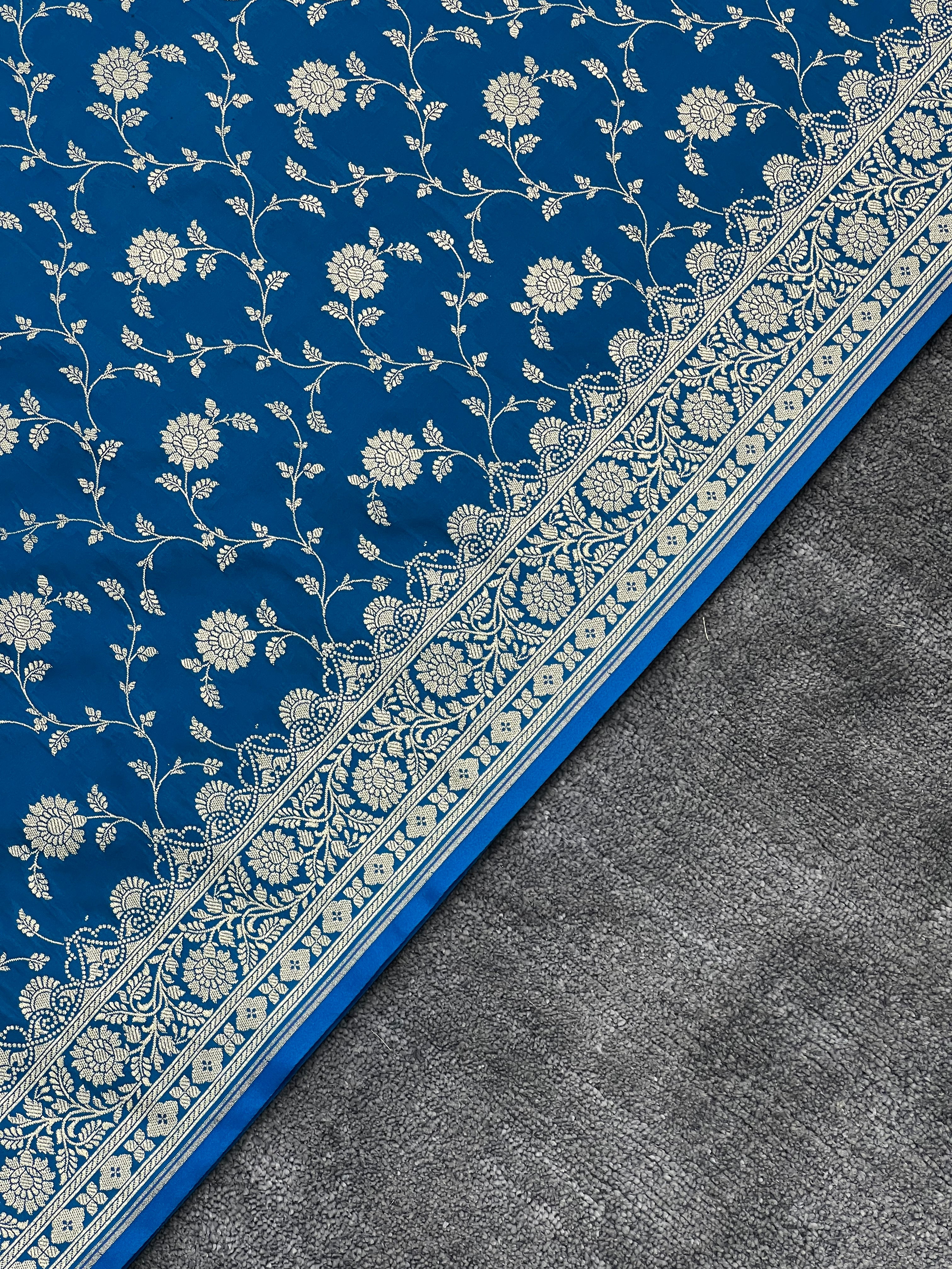 Banarasi Exclusive Satin Katan Silk Saree