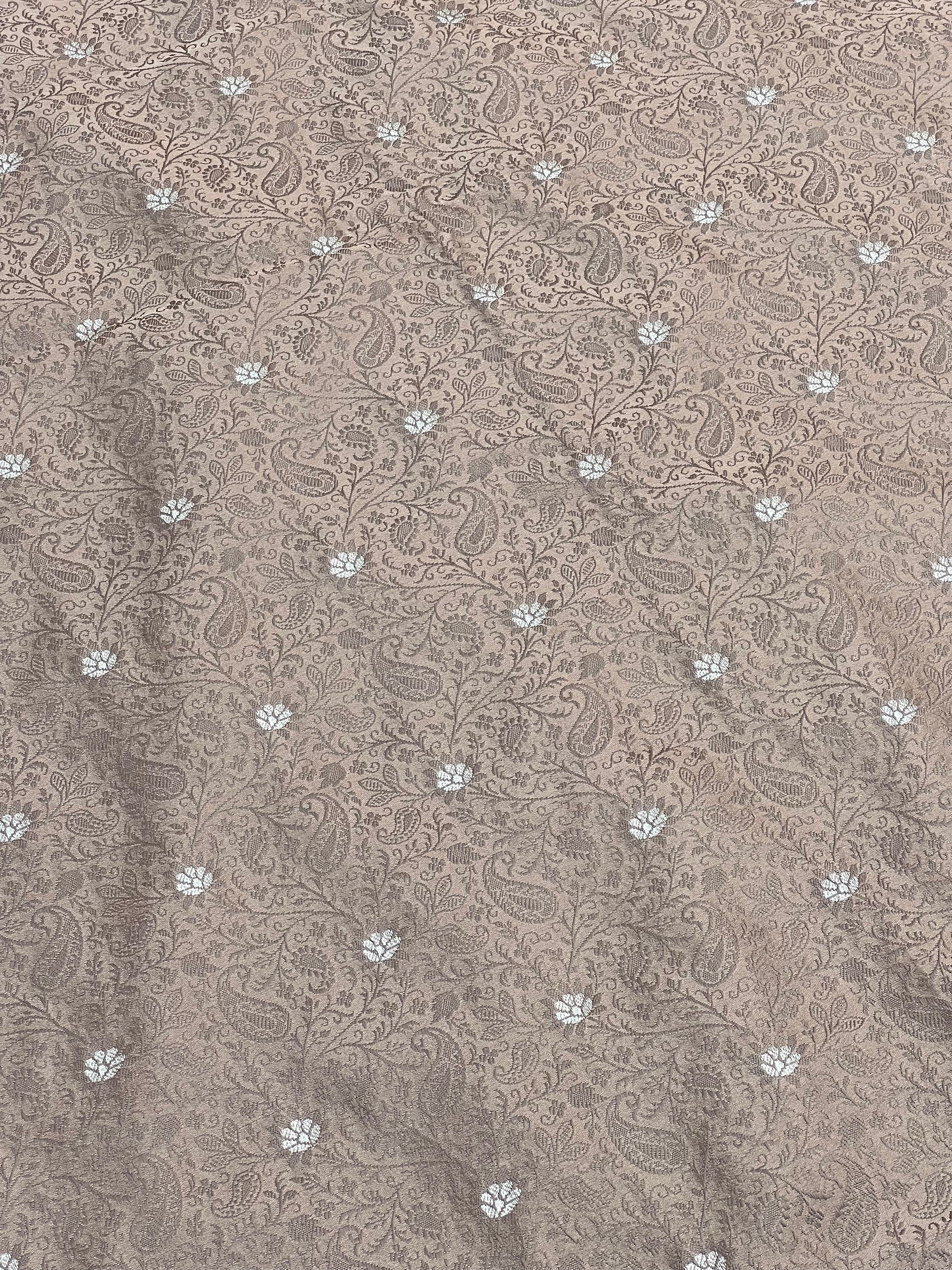 Authenthic Banarasi Mashru Katan Silk Saree