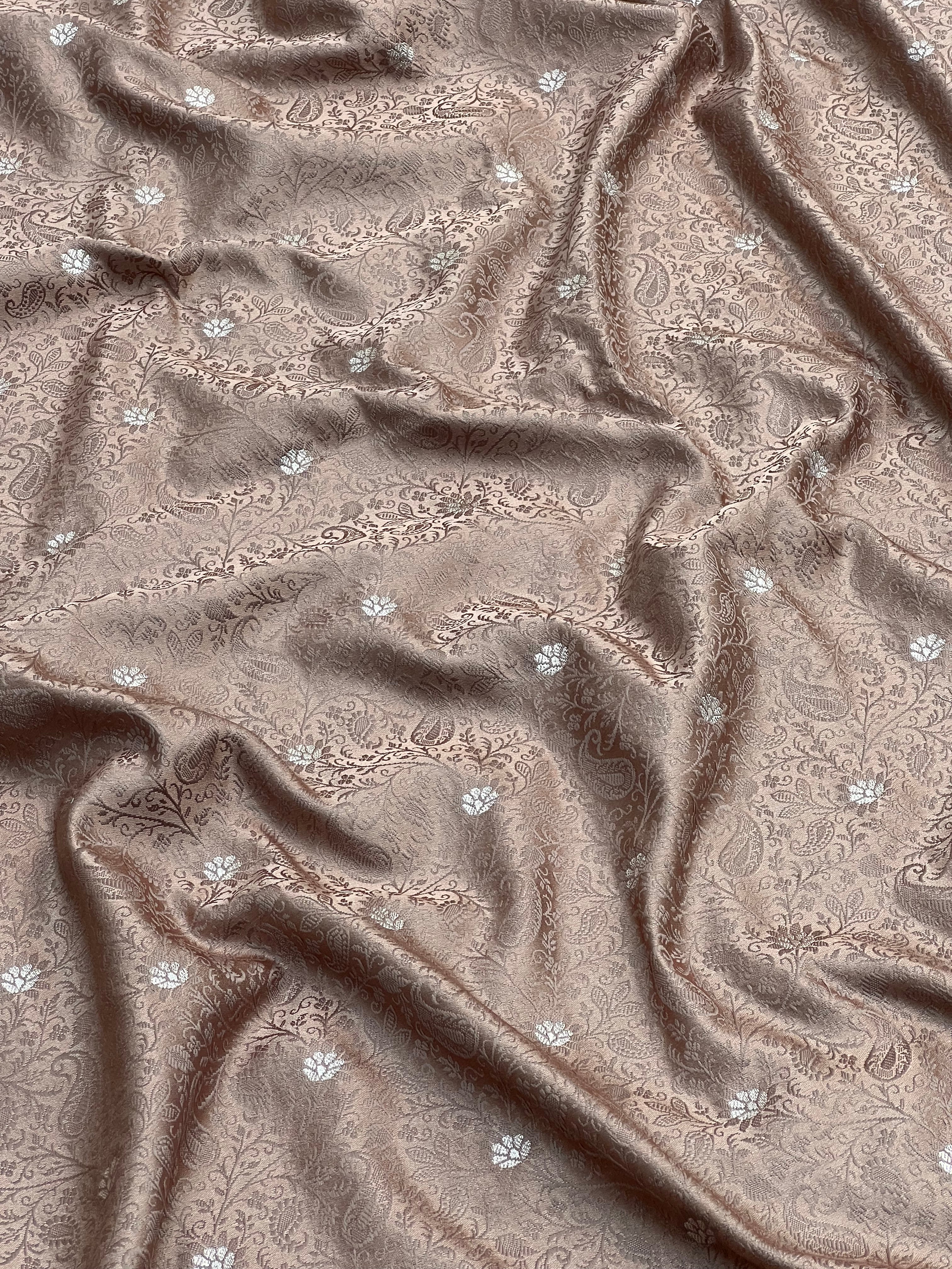 Authenthic Banarasi Mashru Katan Silk Saree