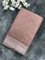 Authenthic Banarasi Mashru Katan Silk Saree