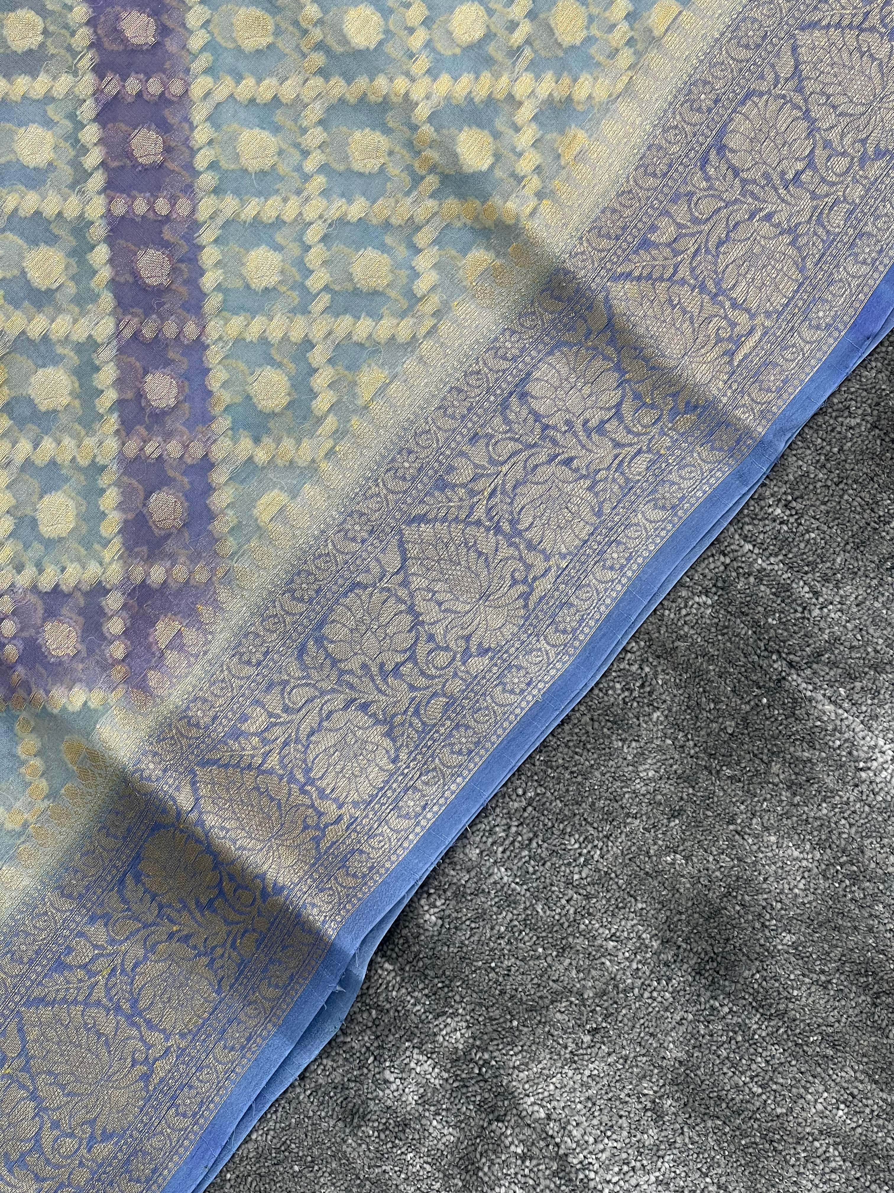 Pure Khaddi Chiffon Silk Saree