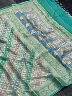 Pure Khaddi Chiffon Silk Saree
