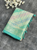 Pure Khaddi Chiffon Silk Saree