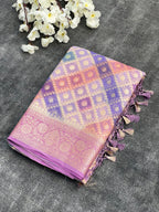 Pure Khaddi Chiffon Silk Saree