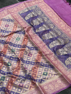 Pure Khaddi Chiffon Silk Saree