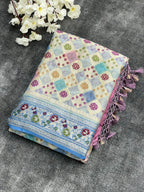 Pure Khaddi Chiffon Silk Saree