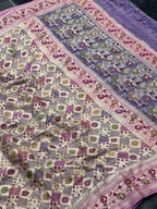 Pure Khaddi Chiffon Silk Saree